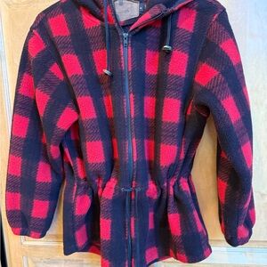 Woolrich Red and Black Plaid Jacket